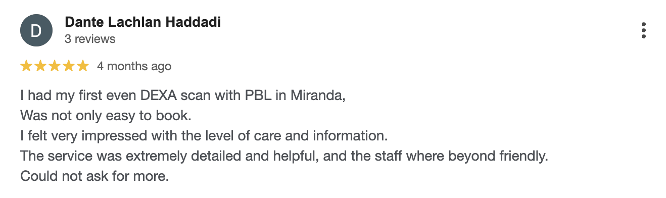 Google review